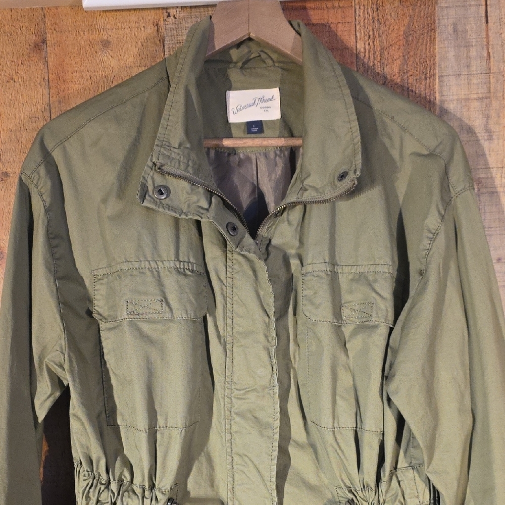 Universal Thread Olive Utility Jacket - image 3